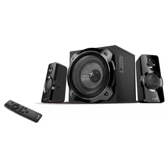 Genius SW-2.1 1850BT, Zvočniki, 2.1, 50 W, Bluetooth, RCA, daljinski upravljalnik, črni