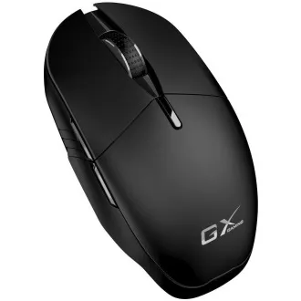 Genius GX GAMING Scorpion M8250 AI, Miška, brezžična, optična, 3200DPI, 6 gumbov, BT, 2,4 GHz, USB-C, 7 podbarv, Copilot, črna