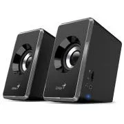 Genius Speakers SP-U125, prenosni zvočniki, 2.0, 3 W, napajanje USB, 3,5 mm priključek, sivo-črna