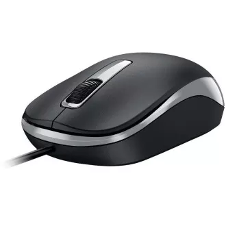 Genius DX-125S Miška, žična, optična, 1200DPI, 3 gumbi, tiha, USB, črno-siva