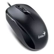 Genius DX-110 Miška, žična, optična, 1200DPI, 3 gumbi, USB-C, črna