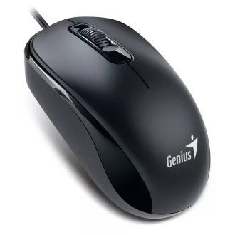 Genius DX-110 Miška, žična, optična, 1200DPI, 3 gumbi, USB-C, črna