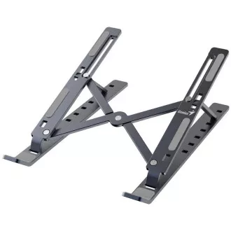 Genius G-Stand M250, stojalo, za prenosni računalnik, tablični računalnik in telefon, nastavljivo, zložljivo, nosilnost 15 kg, aluminij, siva