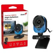 Genius FaceCam 1000X Q, spletna kamera, HD 720p, mikrofon, USB 2.0, modra