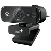 Spletna kamera Genius FaceCam OPEN, Full HD 1080p, Windows Hello, samodejski fokus, 5-megapikselni senzor, zaslonka za zasebnost, USB/USB-C, črna