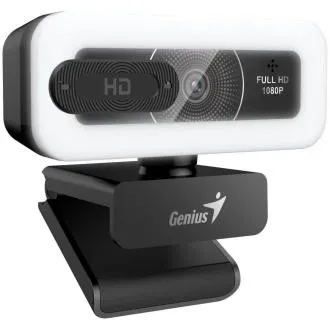 Spletna kamera Genius FaceCam Light, Full HD 1080p, LED-osvetlitev, vgrajen mikrofon, zaslonka za zasebnost, USB/C, črna Spletna kamera Genius FaceCam Light, Full HD 1080p, LED-osvetlitev, vgrajen mikrofon, zaslonka za zasebnost, USB/C, črna