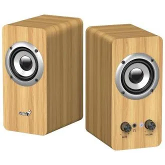 Genius SP-HF400 Zvočniki, 2.0, 10 W, 3,5-mm priključek, leseni, svetlo lesno Genius SP-HF400 Zvočniki, 2.0, 10 W, 3,5-mm priključek, leseni, svetlo lesno