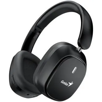 Slušalke Genius HS-820BT, brezžične, zložljive, z mikrofonom, 40-mm zvočniki, BT 5.4, 22 ur avtonomije, USB-C, 3,5-mm priključek, črne.