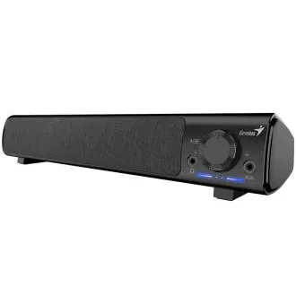 Genius 220BT, zvočnik, zvočna letev, 4 W RMS, Bluetooth, USB/USB-C, AUX (3,5-mm priključek), izhod za slušalke, črn Genius 220BT, zvočnik, zvočna letev, 4 W RMS, Bluetooth, USB/USB-C, AUX (3,5-mm priključek), izhod za slušalke, črn
