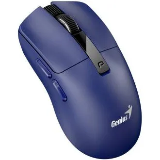 Genius NX-8280S BT, miška, brezžična, optična, 3200 DPI, 6 gumbov, tiha, polnilna, Copilot, Bluetooth 5.3   2,4 GHz, modra