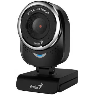 Genius QCam 6000, spletna kamera, Full HD 1080p, mikrofon, USB-C, USB-A, črna