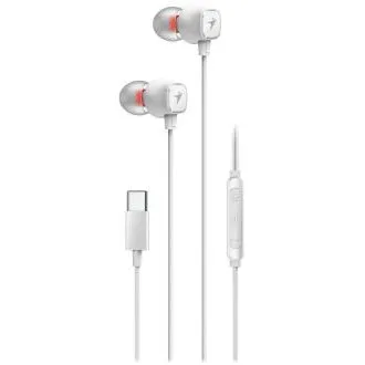 Genius HS-M368, slušalke, žične, ušesne, mikrofon, nastavitev glasnosti, USB-C, bele Genius HS-M368, slušalke, žične, ušesne, mikrofon, nastavitev glasnosti, USB-C, bele