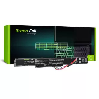 Zelena baterija A41-X550E za Asus A450 A550 F550 K550 R510 R510D R510DP X450 X550 X550D