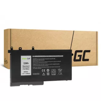Zelena celica 3DDDG 93FTF Baterija za Dell Latitude 5280 5290 5480 5490 5495 5580 5590