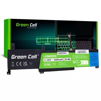 Zelena baterija L20M3PF0 Lenovo Ideapad 3-14ITL6 15ITL6 17ITL6 S14 V14 15 17 G2 G3