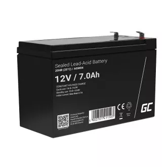 Baterija Green Cell AGM VRLA 12V 7Ah brez vzdrževanja za enote UPS