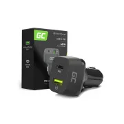 Avtomobilski polnilec Green Cell USB-C 48W (Power Delivery 30W, QC 3.0)