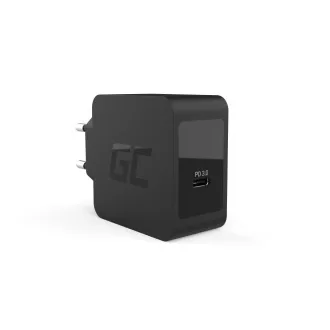 Zeleni polnilec USB-C 18W PD za Samsung Galaxy S8 S8  S9 S9  Note 8, iPhone X / 8 / 8 Plus, Nintendo Switch in druge