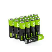 Zelena celica 16x akumulatorska baterija AA HR6 2600mAh Ni-MH