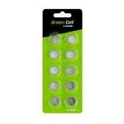 Zelena celica Blister 10x litijeva baterija CR1620 3V 70mAh gumb