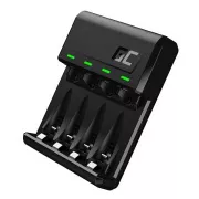 Green Cell VitalCharger za baterije AA AAA R6 R03 Ni-MH z vrati Micro USB in USB-C
