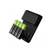 Komplet polnilnika Green Cell VitalCharger in 4x akumulatorske baterije AA 2000 mAh Ni-MH