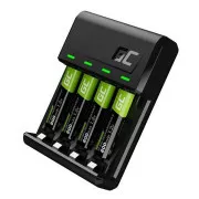 Komplet Green Cell GC VitalCharger in 4x polnilne baterije AAA HR03 800mAh