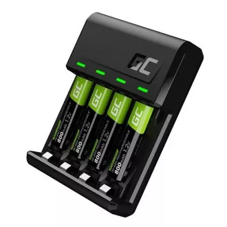 Komplet Green Cell GC VitalCharger in 4x polnilne baterije AAA HR03 800mAh