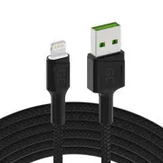 Zeleni celični žarek USB-A na Lightning 2m LED kabel s hitrim polnjenjem za Apple iPhone