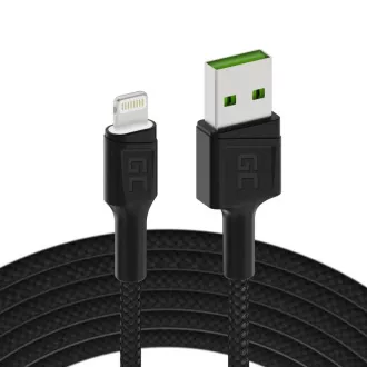 Zeleni celični žarek USB-A na Lightning 2m LED kabel s hitrim polnjenjem za Apple iPhone
