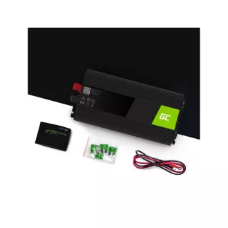 Električni pretvornik Green Cell 12V do 230V 1500W/3000W Čisti sinusni val Električni pretvornik Green Cell 12V do 230V 1500W/3000W Čisti sinusni val