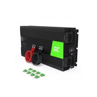 Električni pretvornik Green Cell 12V do 230V 1500W/3000W Čisti sinusni val Električni pretvornik Green Cell 12V do 230V 1500W/3000W Čisti sinusni val