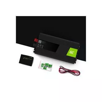 Električni pretvornik Green Cell 12V do 230V 1500W/3000W Čisti sinusni val Električni pretvornik Green Cell 12V do 230V 1500W/3000W Čisti sinusni val