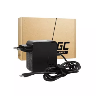 Napajalnik Green Cell PRO USB-C 65W za prenosne računalnike, tablične računalnike, telefone