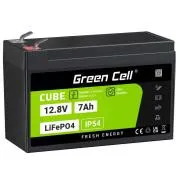 Baterija Green Cell CUBE LiFePO4 7Ah 12,8V 89,6Wh litijev železov fosfat za UPS neprekinjeno napajanje, spremljanje