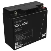 Green Cell AGM VRLA 12V 20Ah baterija brez vzdrževanja za kosilnico, skuter, čoln, invalidski voziček