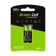 Zelene celice za polnjenje 2x AAA HR03 800mAh