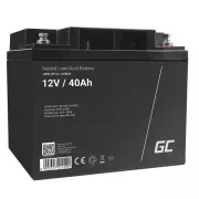 Green Cell AGM VRLA 12V 40Ah baterija brez vzdrževanja za kosilnico, skuter, čoln, invalidski voziček