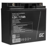 Green Cell AGM VRLA 12V 17Ah baterija brez vzdrževanja za kosilnico, skuter, čoln, invalidski voziček