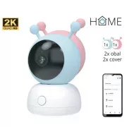 iGET HOME Camera CS2 Baby - brezžična otroška kamera 2K, 2 ovitka v paketu, zaznavanje joka
