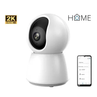 iGET HOME Camera CS4 White - brezžična notranja kamera 2K, samodejno sledenje, vrata LAN, zvok