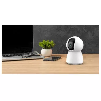 iGET HOME Camera CS4 White - brezžična notranja kamera 2K, samodejno sledenje, vrata LAN, zvok
