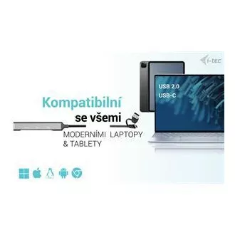 I-Tec USB-A/USB-C Metal HUB 1x USB-C 3.1   3x USB 2.0