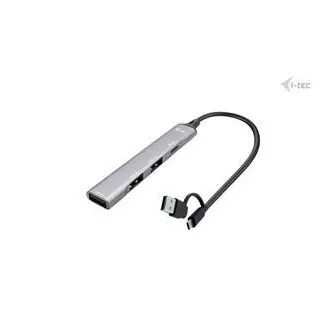 I-Tec USB-A/USB-C Metal HUB 1x USB-C 3.1   3x USB 2.0