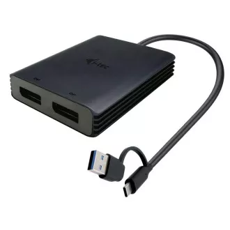 I-Tec USB-A/USB-C dvojni video adapter 4K DP