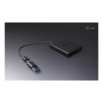 I-Tec USB-A/USB-C dvojni video adapter 4K DP