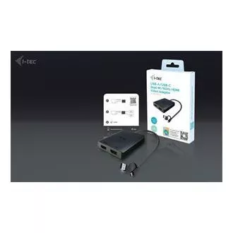 I-Tec USB-A/USB-C Dvojni video adapter 4K HDMI