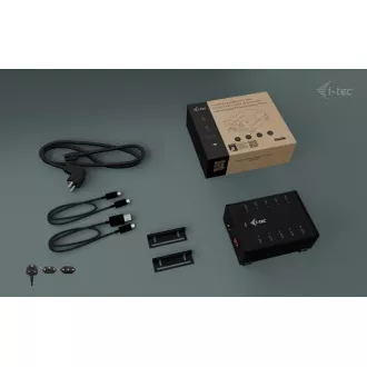 I-tec USB-C/USB-A Metal Charging Data HUB, 15 W na vrata, 10x USB-C, 180 W
