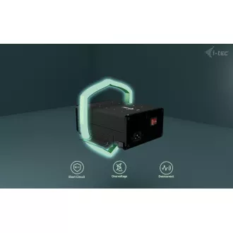 I-tec USB-C/USB-A Metal Charging Data HUB, 15 W na vrata, 10x USB-C, 180 W