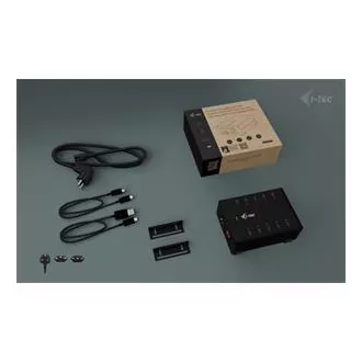 I-tec USB-C/USB-A Metal Charging Data HUB, 15 W na vrata, 10x USB-C, 180 W